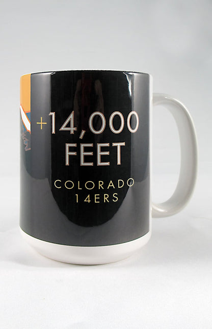 14,000 Feet - Colorado's 14er  - 15oz. Ceramic Mug