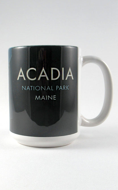 Acadia National Park, Bass Harbor Head Lighthouse, Maine - 15oz. Ceramic Mug