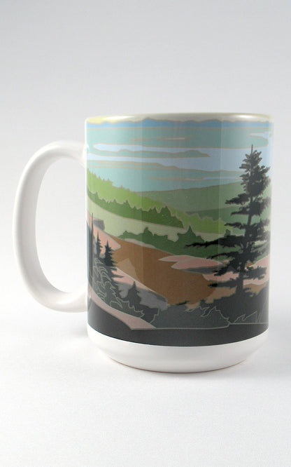 Acadia National Park, Cadillac Mountain, Maine - 15oz. Ceramic Mug