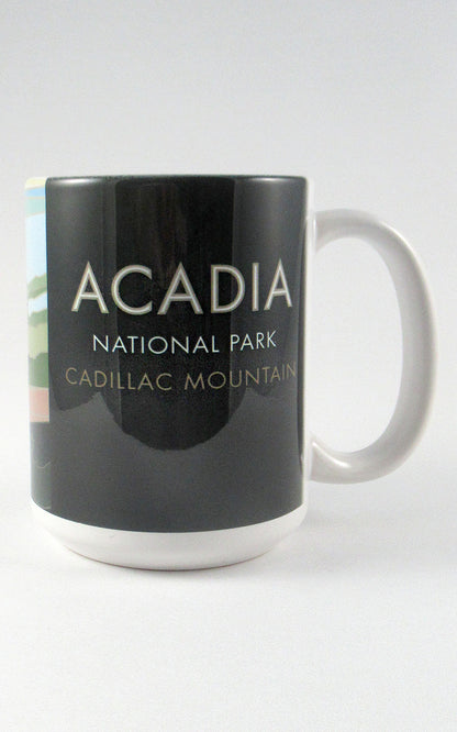 Acadia National Park, Cadillac Mountain, Maine - 15oz. Ceramic Mug