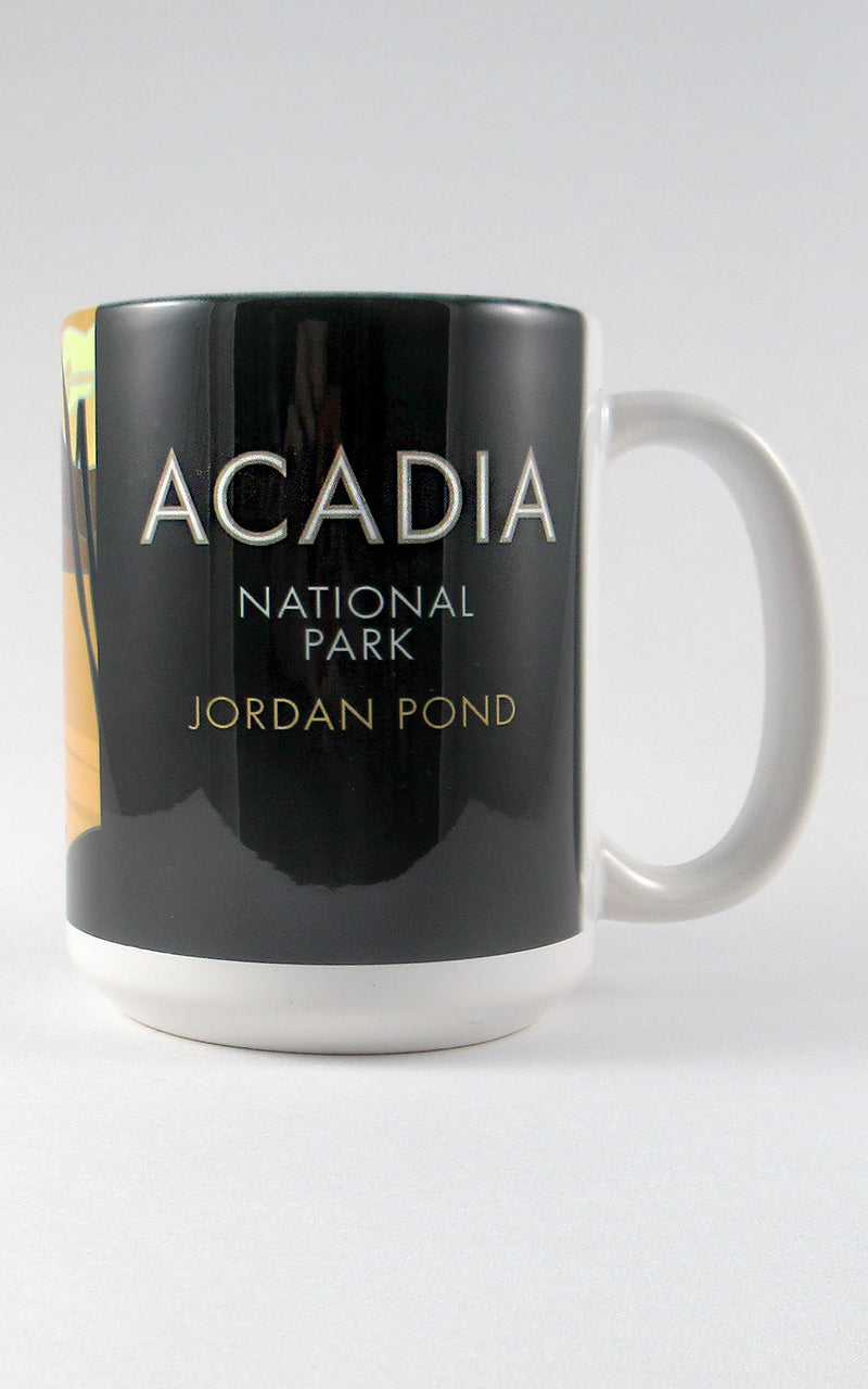 Acadia National Park, Jordan Pond, Maine - 15oz. Ceramic Mug