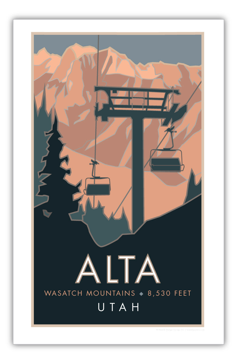 Alta, Utah - Poster