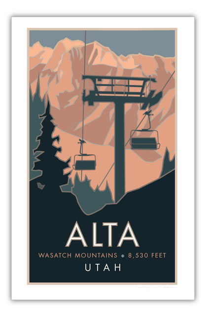 Alta, Utah - Poster