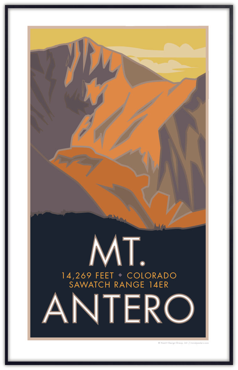 Mt. Antero, Colorado - Colorado 14er - Poster