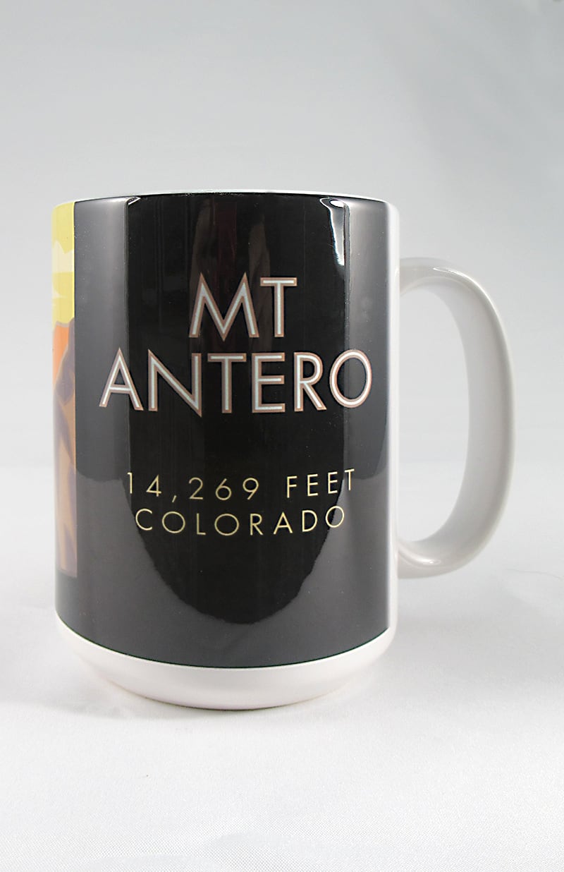 Mt. Antero, Colorado - Colorado 14er - 15oz. Ceramic Mug