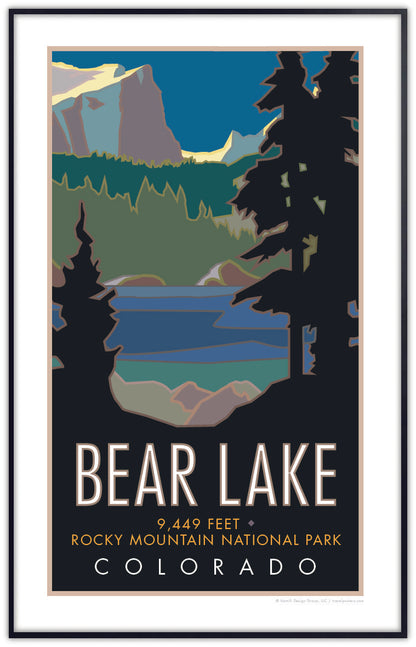 Bear Lake #1, Rocky Mountain National Park, Colorado - Poster