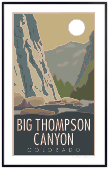 Big Thompson Canyon, Colorado - Poster