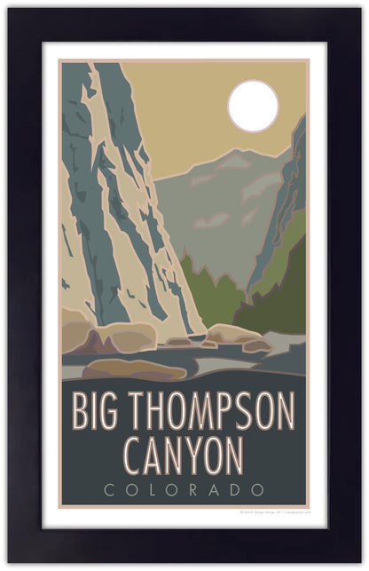 Big Thompson Canyon, Colorado - Poster