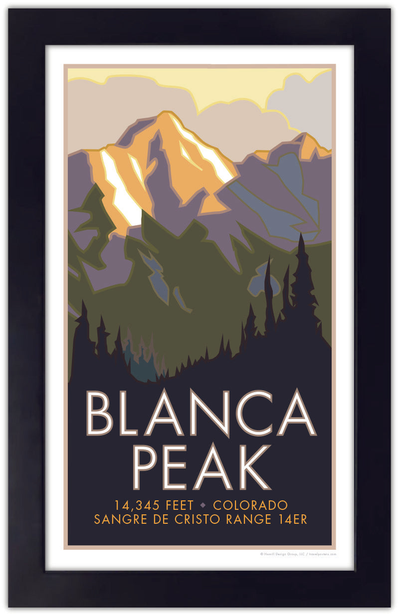 Blanca Peak, Colorado - Colorado 14er - Poster