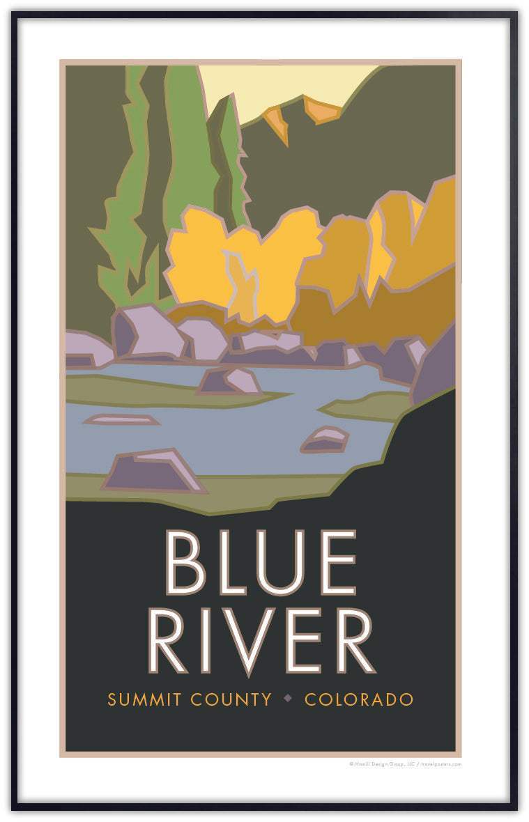 Blue River, Colorado - Poster