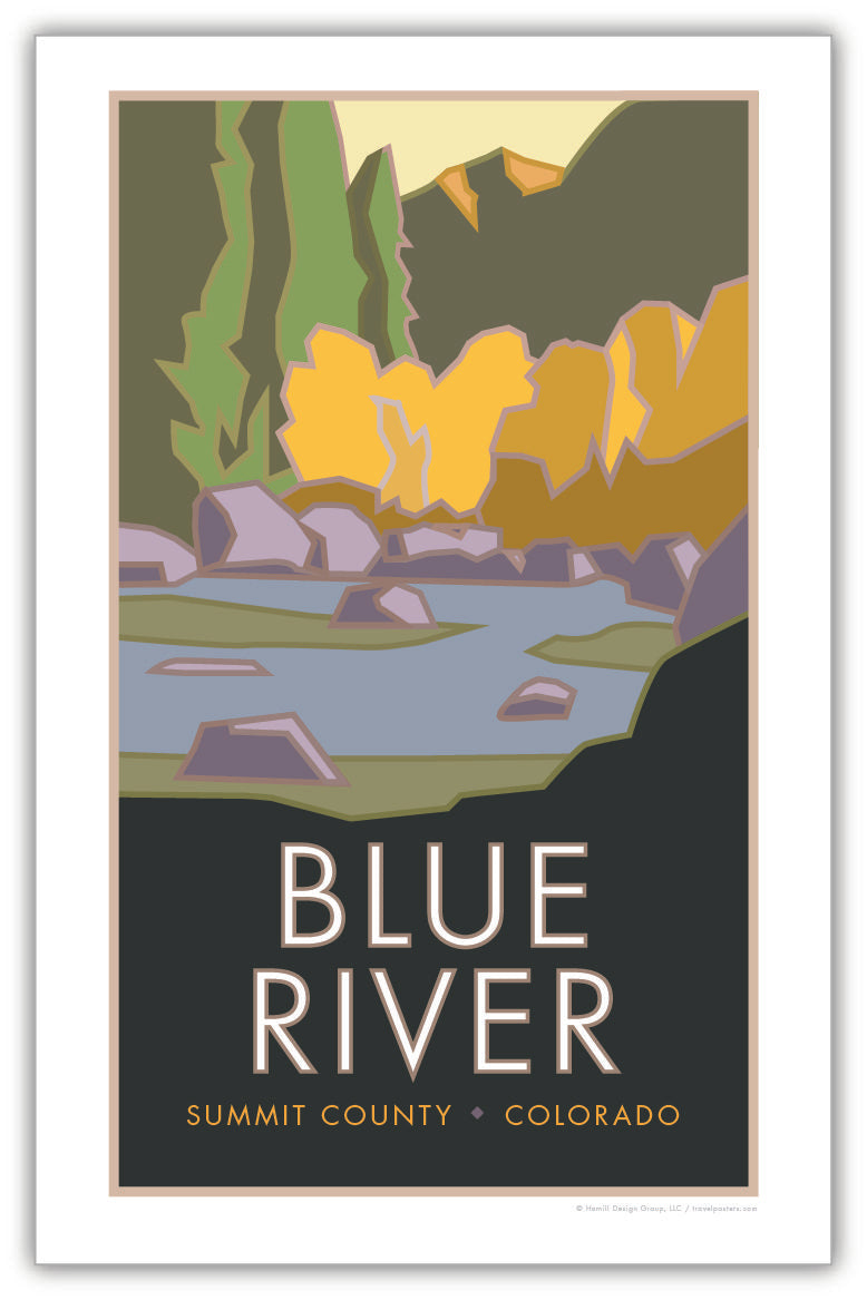 Blue River, Colorado - Poster