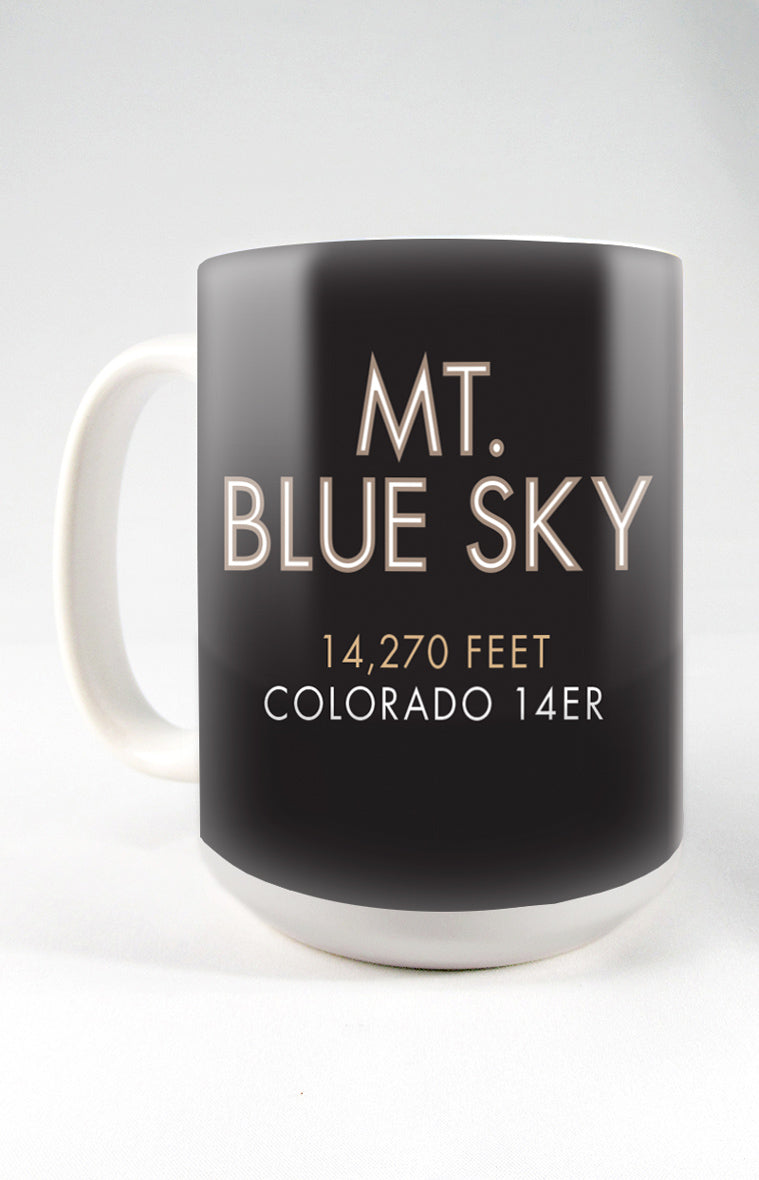 Mt. Blue Sky, Colorado - Colorado 14er - 15oz. Ceramic Mug