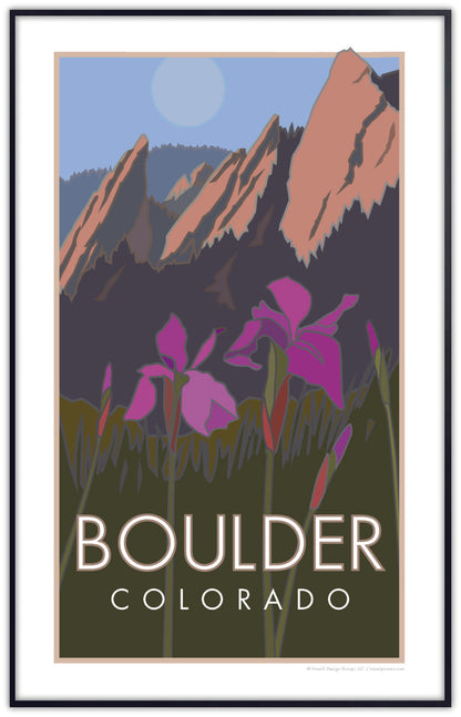 Boulder Iris poster