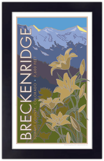 Breckenridge, Colorado, Summer Lilies - Poster