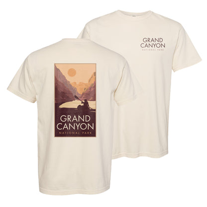 Grand Canyon Kayak - Comfort Colors Heavyweight T-Shirt