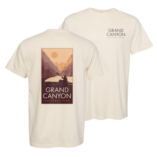 Grand Canyon Kayak - Comfort Colors Heavyweight T-Shirt