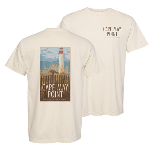 Cape May Light House - Comfort Colors Heavyweight T-Shirt