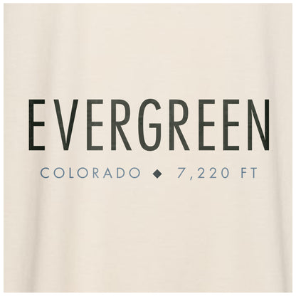 Evergreen, Colorado - Comfort Colors Heavyweight T-Shirt