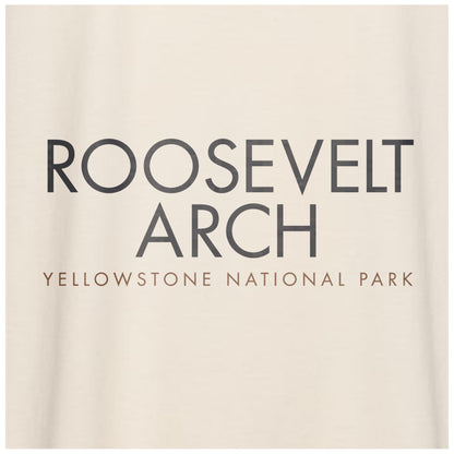 Yellowstone National Park (Roosevelt Arch) - Comfort Colors Heavyweight T-Shirt