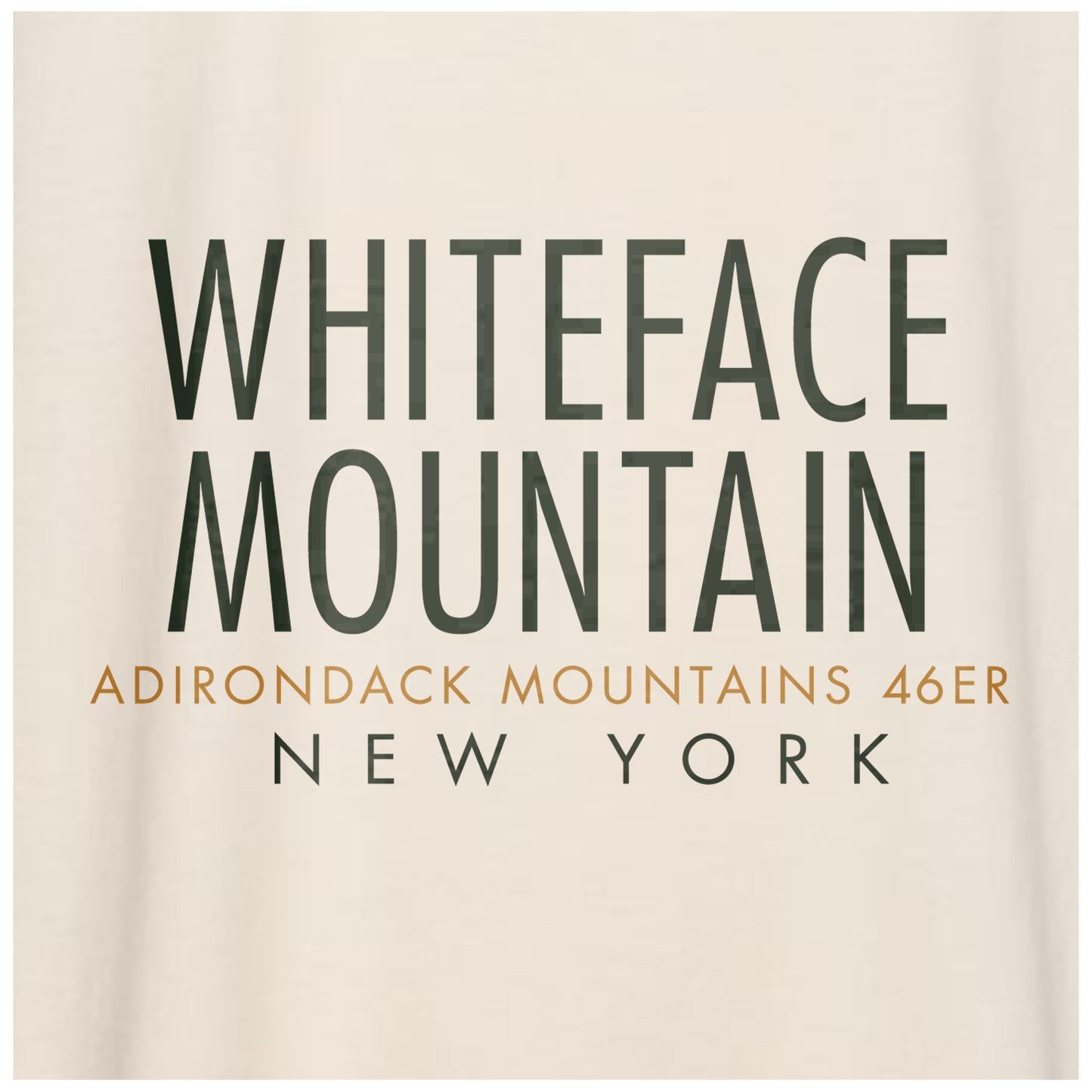White Face Mountain - Comfort Colors Heavyweight T-Shirt