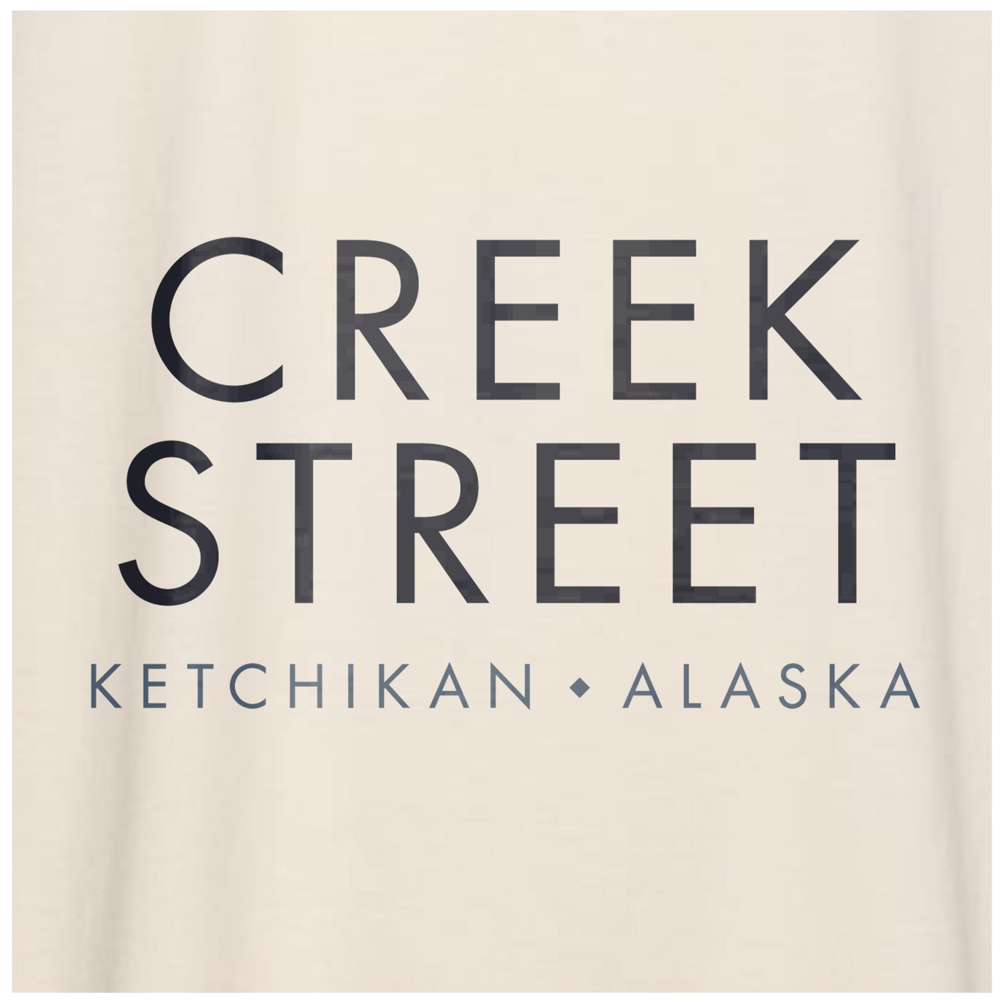 Creek Street Ketchikan Alaska - Comfort Colors Heavyweight T-Shirt