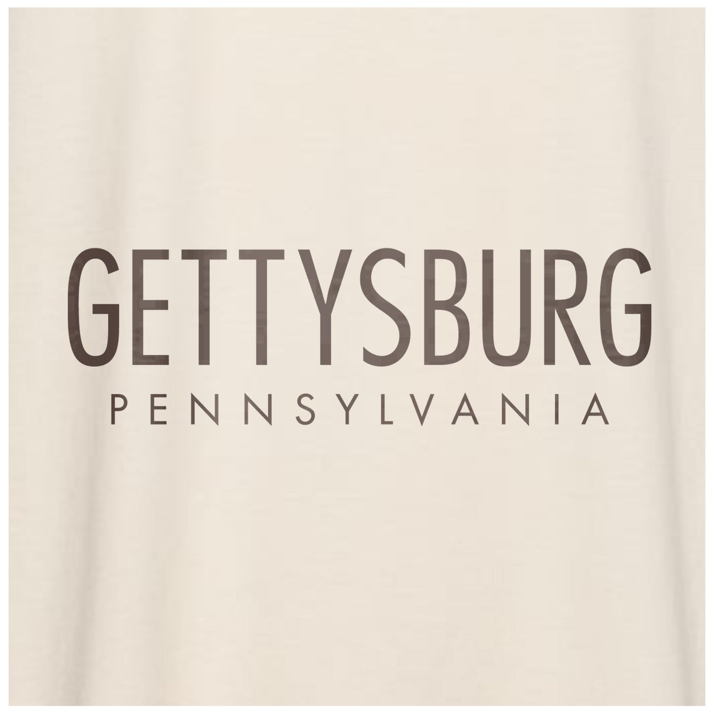 Downtown Gettysburg - Comfort Colors Heavyweight T-Shirt
