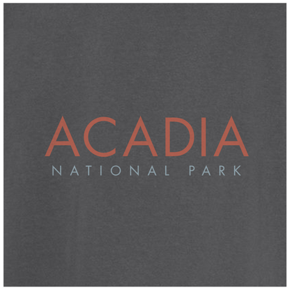 Acadia National Park, Bass Harbor Head Lighthouse, Maine - Comfort Colors Heavyweight T-Shirt