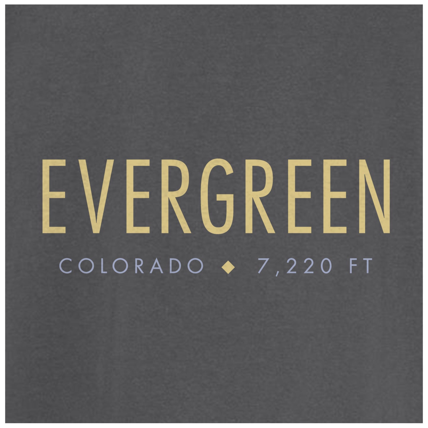 Evergreen, Colorado - Comfort Colors Heavyweight T-Shirt