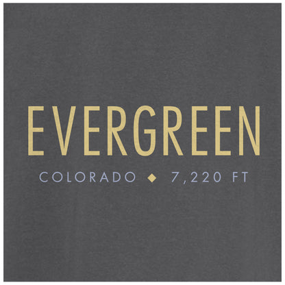Evergreen, Colorado - Comfort Colors Heavyweight T-Shirt