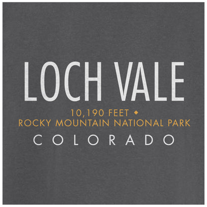 Loch Vale, Rocky Mountain National Park, Colorado - Comfort Colors Heavyweight T-Shirt