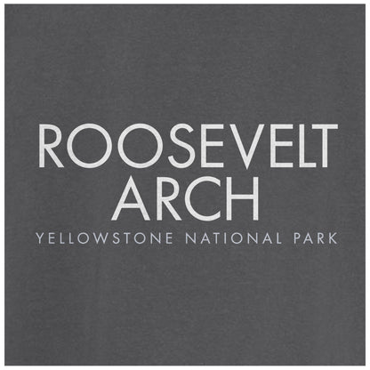 Yellowstone National Park (Roosevelt Arch) - Comfort Colors Heavyweight T-Shirt