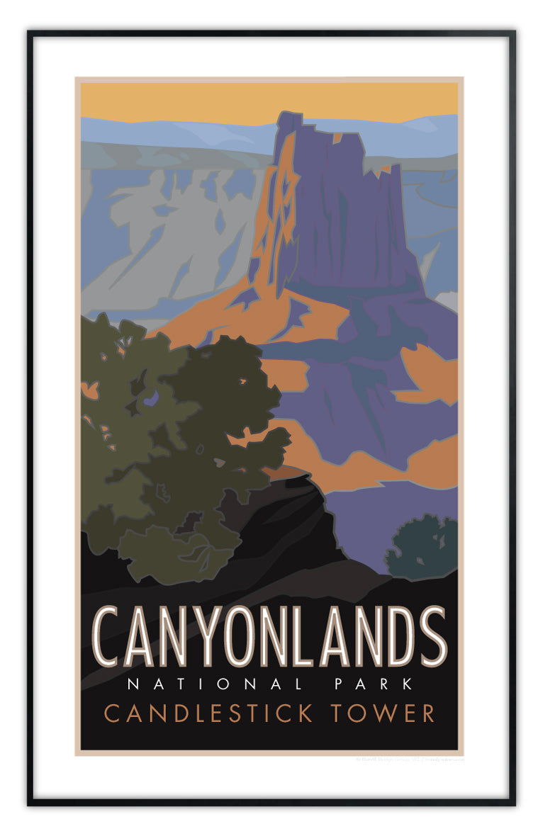 Canyonlands National Park, Utah - Candlestick Tower - Poster