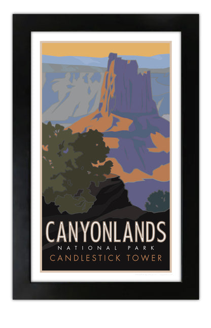 Canyonlands National Park, Utah - Candlestick Tower - Poster