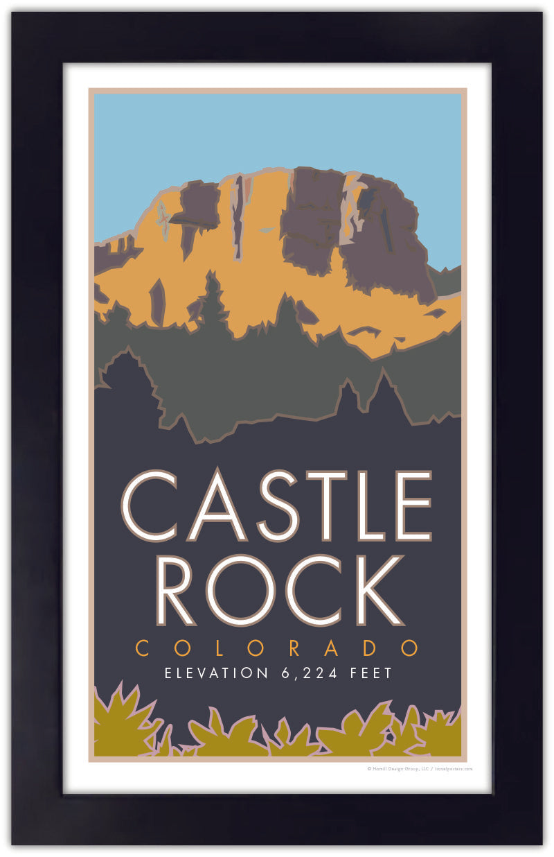 Castle Rock, Colorado - Poster