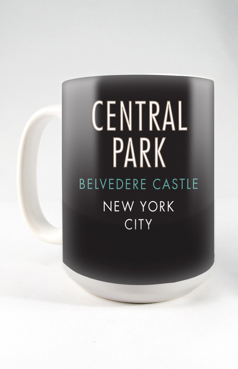 Central Park (Belvedere Castle), New York City - 15oz. Ceramic Mug