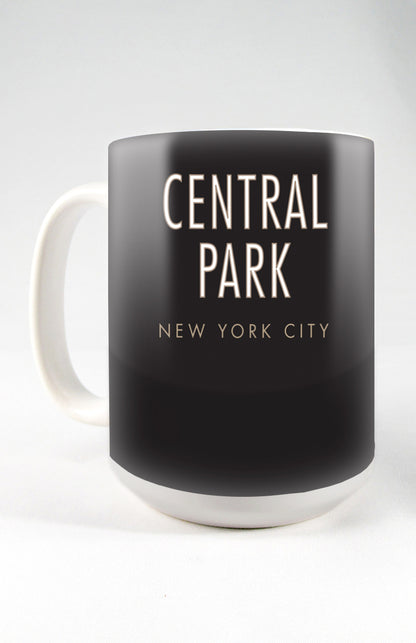 Central Park (Winter Carriage), New York City - 15oz. Ceramic Mug