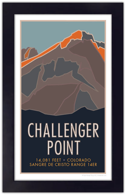 Challenger Point, Colorado - Colorado 14er - Poster