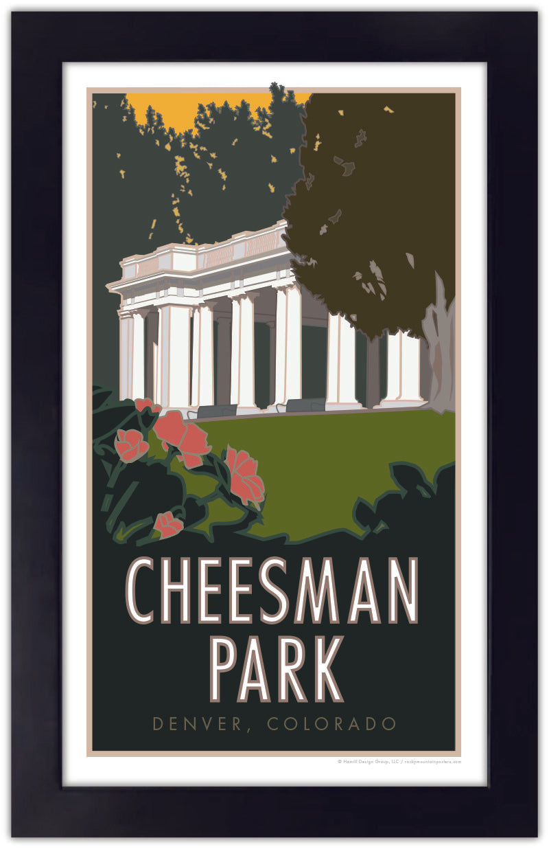 Cheesman Park, Denver, Colorado - Poster