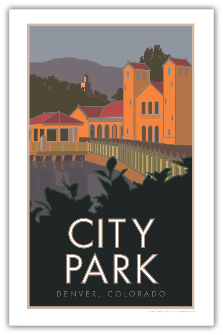 City Park, Denver, Colorado - Poster