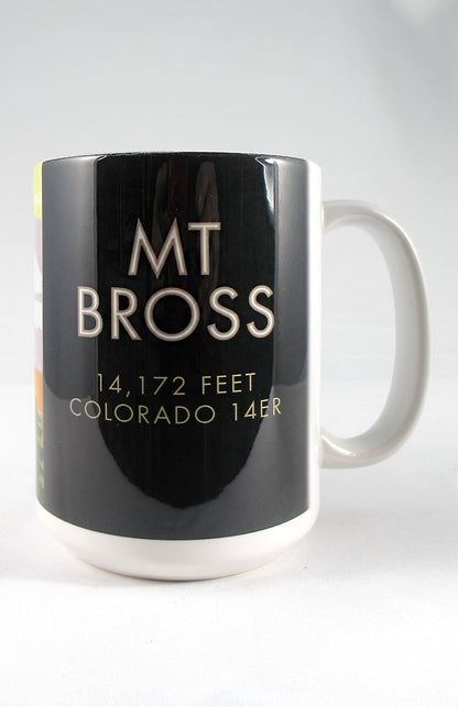 Mount Bross, Colorado - Colorado 14er - 15oz. Ceramic Mug