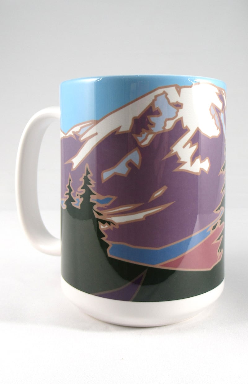 Buffalo Mountain, Summit County Colorado - 15oz. Ceramic Mug