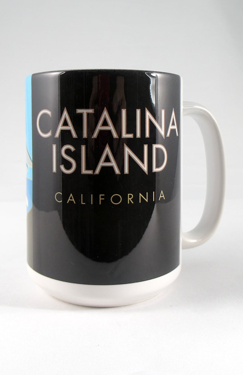 Catalina Island, California - 15oz. Ceramic Mug