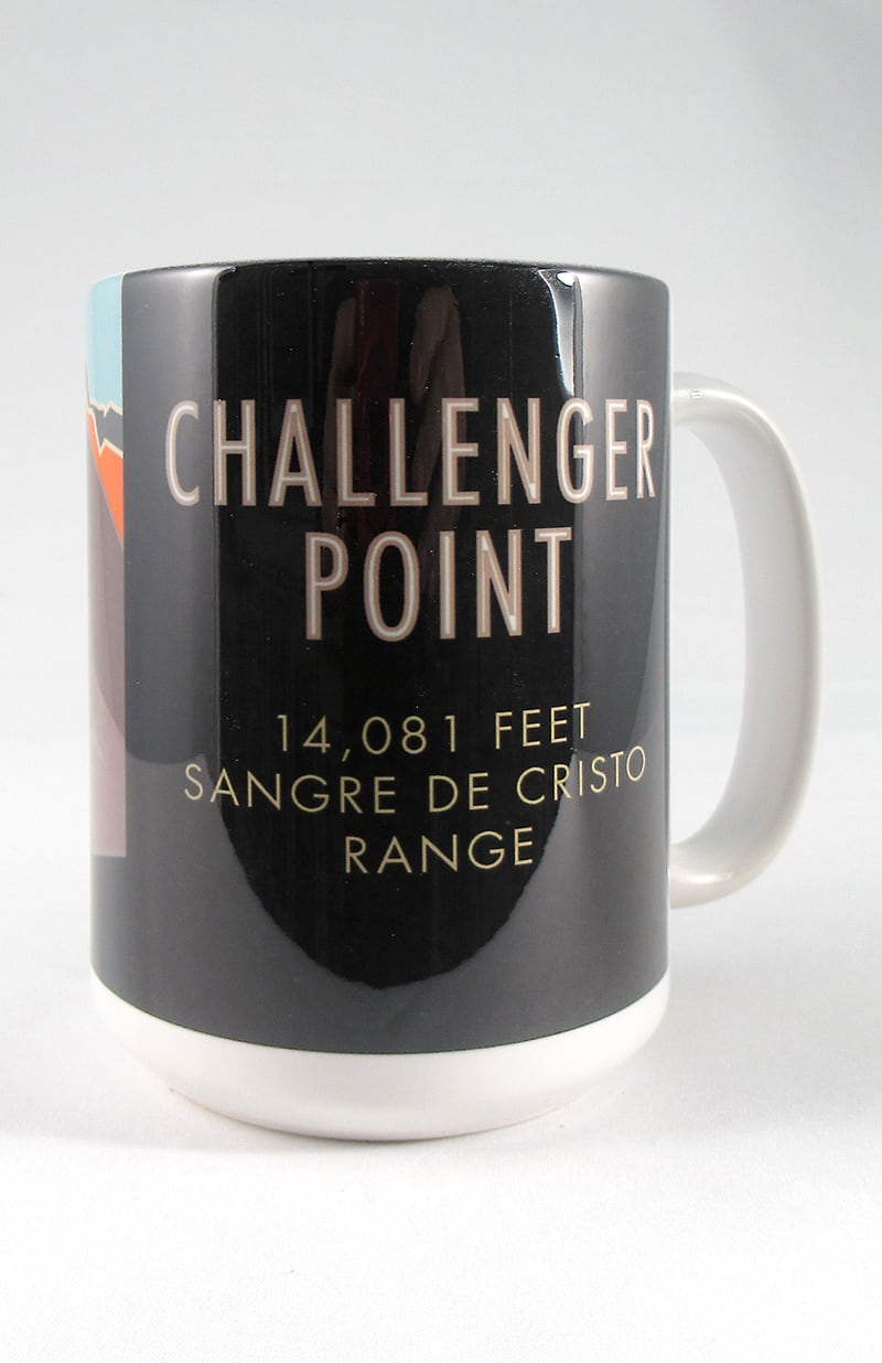 Challenger Point, Colorado - Colorado 14er - 15oz. Ceramic Mug