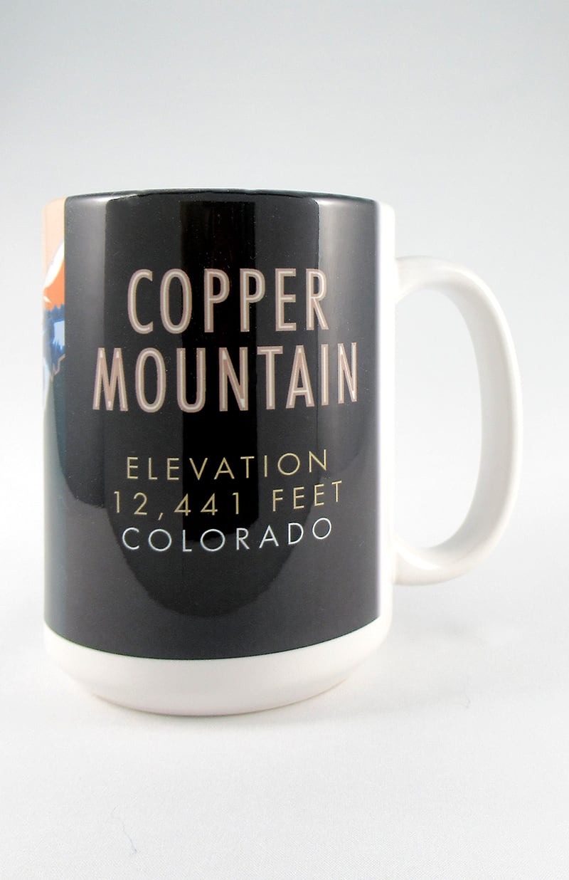 Copper Mountain, Colorado - 15oz. Ceramic Mug