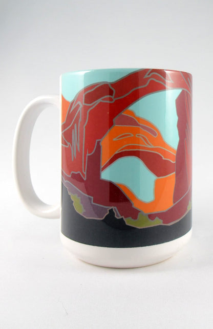 Double Arch, Arches National Park, Utah - 15oz. Ceramic Mug