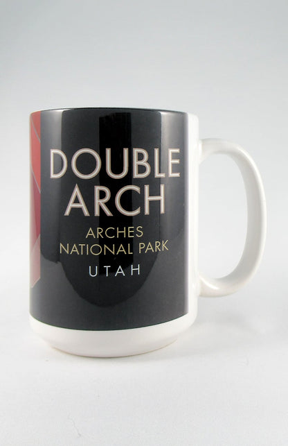 Double Arch, Arches National Park, Utah - 15oz. Ceramic Mug