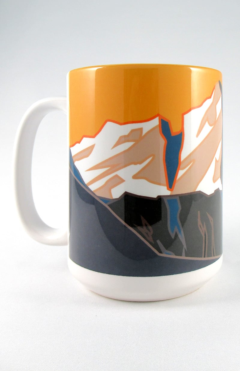 Mt Eolus, Colorado - Colorado 14er - 15oz. Ceramic Mug