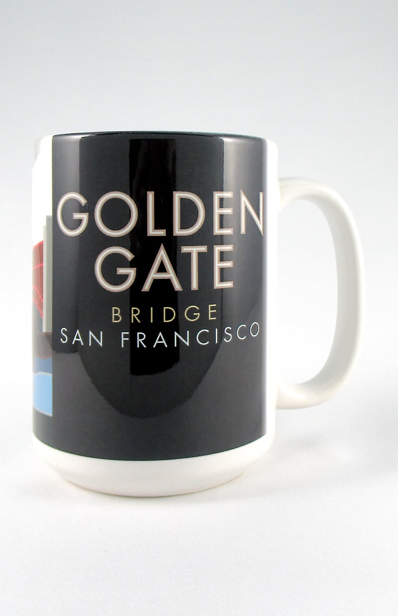 Golden Gate Bridge 2, San Francisco, California - 15oz. Ceramic Mug