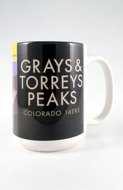 Grays and Torreys Peaks, Colorado - Colorado 14er - 15oz. Ceramic Mug