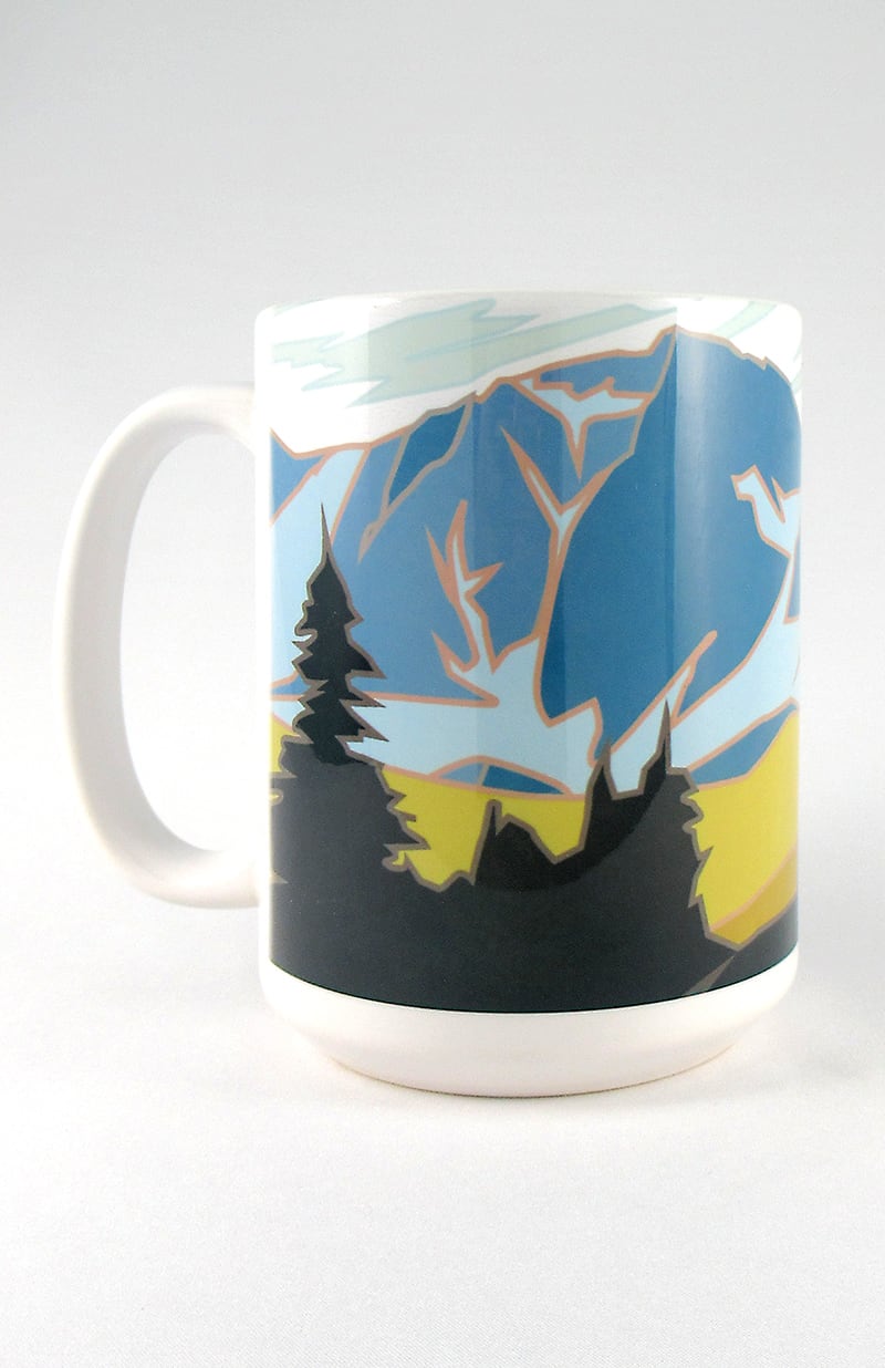 Handies Peak, Colorado - Colorado 14er - 15oz. Ceramic Mug